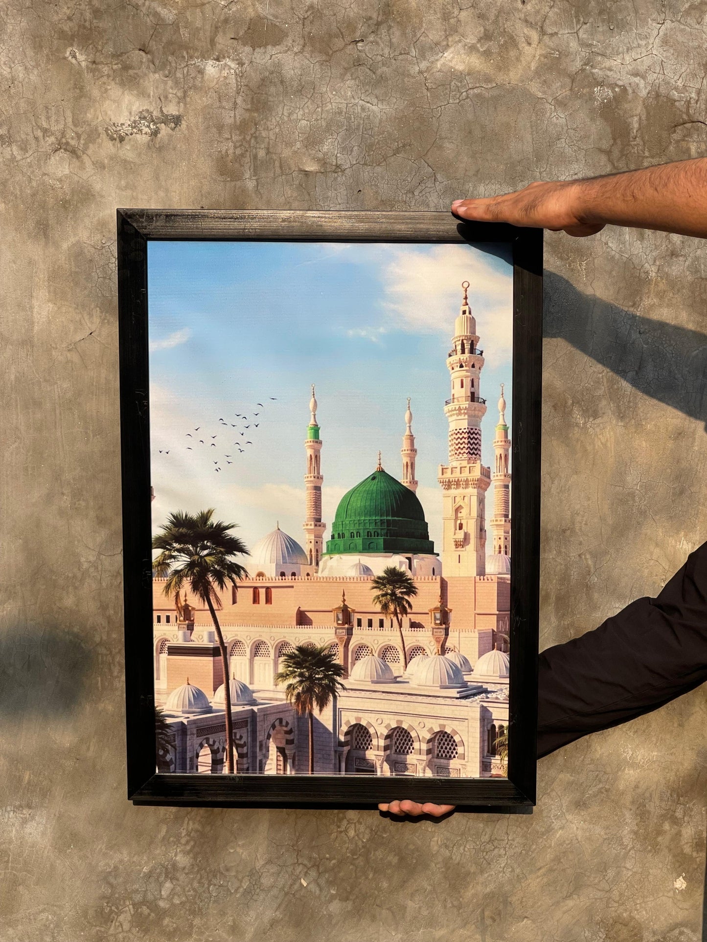 Masjid-e-Nabawi Premium Wall Art 21x30 Inc